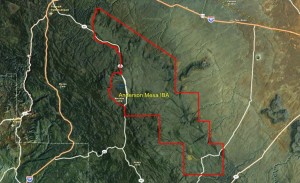 Anderson Mesa IBA GIS map