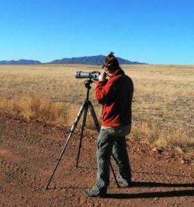 Matt Griffiths scoping for birds
